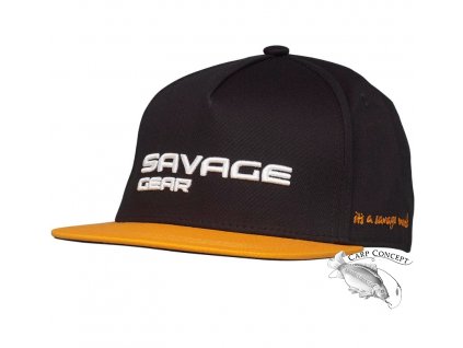 Screenshot 2021 05 19 Savage Gear Kšiltovka Flat Peak 3D Logo Cap One Size Black Ink(5)