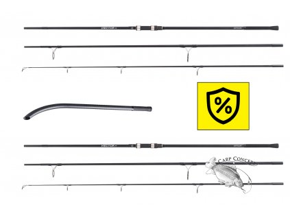2x Prut Vector Carp MK2 360SH (3) + Vrhací tyč Carbo stick - XL
