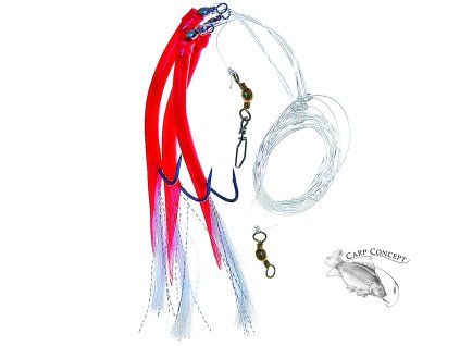 Návazec na moře paprika glitter ICEfish