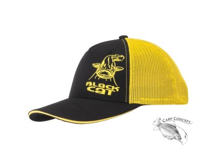 Screenshot 2025 05 02 at 15 19 42 BLACK CAT Kšiltovka Black and Yellow Trucker Cap FishMax.cz