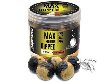 Haldorádó Boilies Dipped Max Motion 80g 20mm Kokos-Tygří ořech