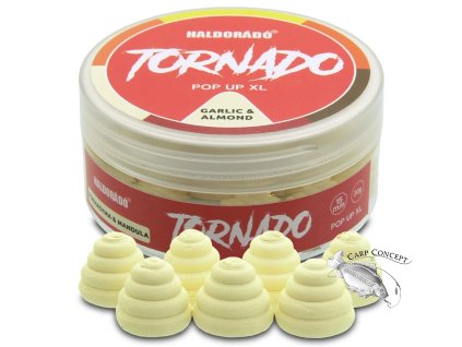 haldorado pop up tornado xl 30g 15mm cesnek mandle