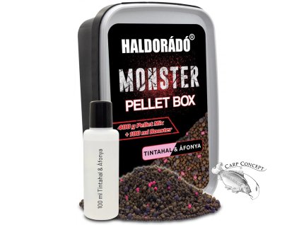 haldorado pelety monster pellet box 400g 2mm kalamar boruvka
