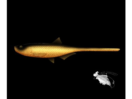Screenshot 2025 06 05 at 09 33 11 LIBRA LURES Bleak Slug Tail 8 2 21cm – Gold 009 Oukrofishing