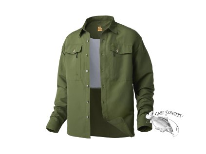 Geoff Anderson košile Ezmar Midweight Soft Green