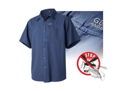 Košile s krátkým rukávem Ezmar Light modrá (Variant Velikost: S)