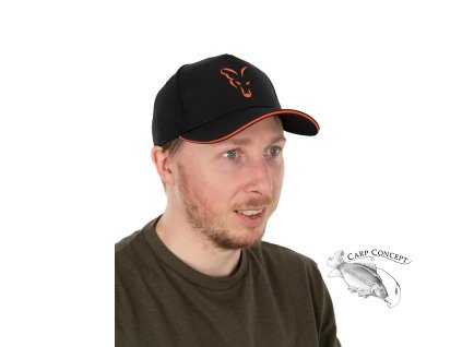 Screenshot 2025 07 16 at 13 06 16 Fox Kšiltovka Collection Baseball Cap Black & Orange Chyť a pusť