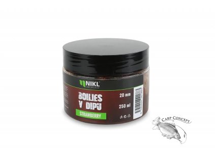 Screenshot 2025 07 25 at 15 04 45 Nikl Boilies v dipu Strawberry 250g Chyť a pusť