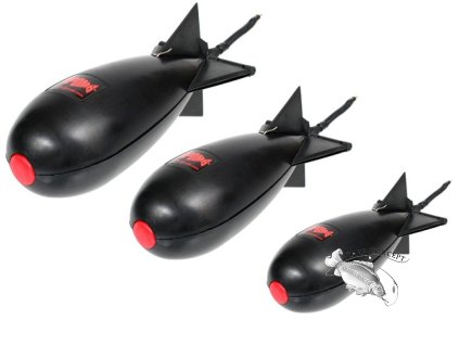 SPOMB Zakrmovací raketa - černá MIDI-X