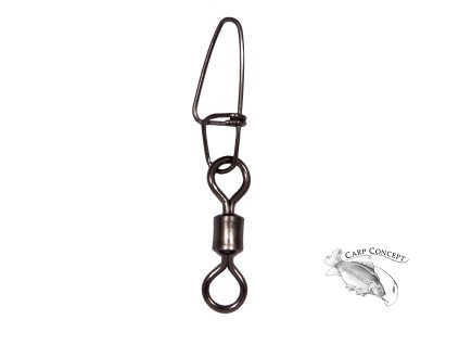 Hell-Cat Pevnostní obratlík s karabinou Hell-Cat Heavy Swivel with Hook Snap
