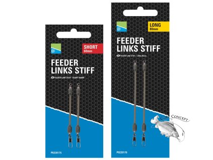 preston innovations zaveska feeder links stiff 2 ks