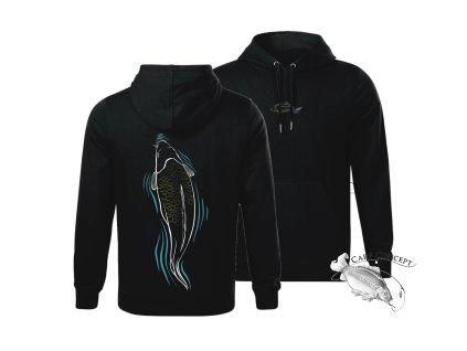 Giants Fishing Mikina pánská černá Kapr u hladiny|vel. 4XL