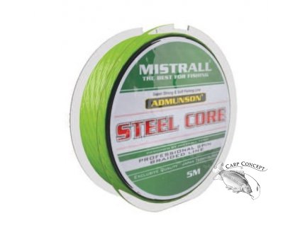 mistrall pletena snura s ocelovym jadrem admuson steel core 5 m