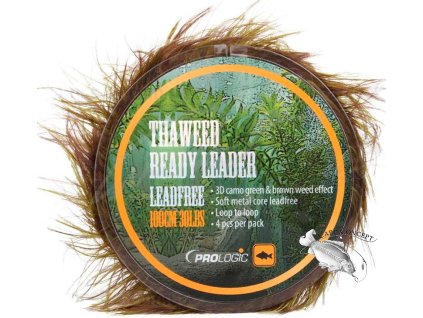 lidkor prologic thaweed ready leader 75cm 30lbs nl 4shtup std