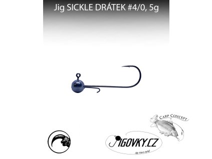 SICKLE DRÁTEK #4/0 - 5 ks, 5 g 26534680 8594203486997 jigovky.cz