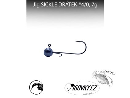 SICKLE DRÁTEK #4/0 - 5 ks, 7 g 26534681 8594203487000 jigovky.cz