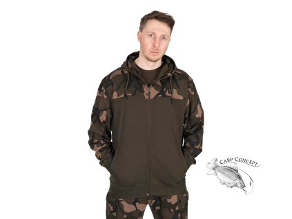 Screenshot 2025 11 03 at 11 52 24 Fox Mikina LW Khaki Camo Split Zip Hoody Chyť a pusť