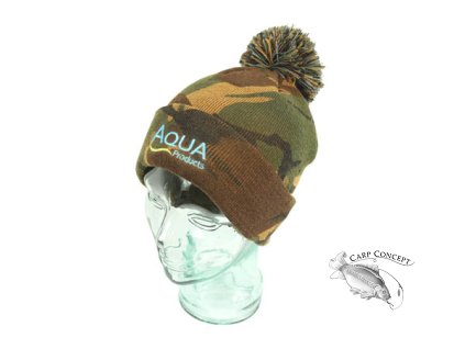 Aqua Kulich - Camo Bobble Hat (Varianta Aqua Kulich - Camo Bobble Hat)