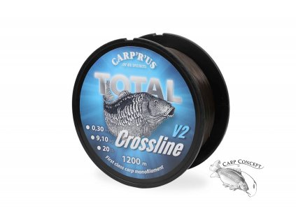 Carp´R´Us Vlasec Total Crossline V2 – Brown (Varianta Carp´R´Us Total Crossline V2 – Brown 0,40mm, 1000m, 13,6kg/30lb)