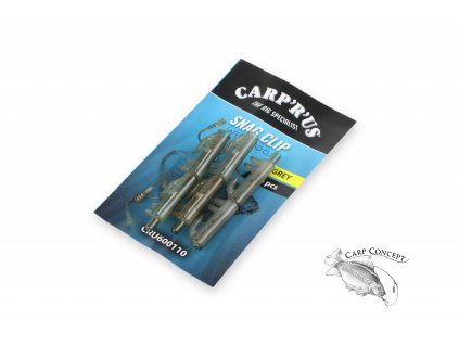 Carp´R´Us Vypínací závěsky Snag clips 6ks (Varianta Carp´R´Us Závěsky Snag Clip - Grey, 6pcs (limited edition))