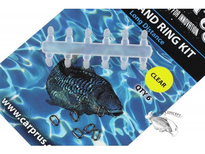 Carp´R´Us Zarážky na háček - Ring Kit Long Distance (Varianta Carp´R´Us Zarážky Bead & Ring Kit - Long Distance 12+6ks)