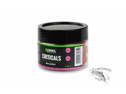 Nikl Criticals boilie Krill Berry 250ml (Varianta Nikl Criticals boilie Krill Berry 24mm, 250ml)