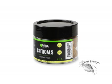 Nikl Criticals boilie Scopex & Squid 250ml (Varianta Nikl Criticals boilie Scopex & Squid 24mm, 250ml)