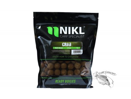 Nikl Hotové boilies Crab (Varianta Nikl Ready boilie Crab 20mm, 250g)