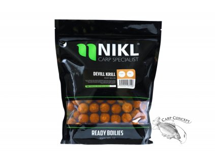 Nikl Hotové boilies Devill Krill (Varianta Nikl Ready boilie Devill Krill 20mm, 250g)