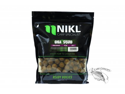 Nikl Hotové Boilies Giga Squid (Varianta Nikl Ready boilie Giga Squid 30mm, 900g)
