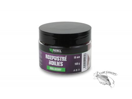 Nikl Rozpustné boilies Krill Berry 250ml (Varianta Nikl Rozpustné boilies Krill Berry 24mm, 250ml)