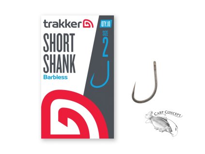 Trakker Háček Short Shank Hooks (Barbless) (Varianta Trakker Háček - Short Shank Hooks Size 10 (Barbless))