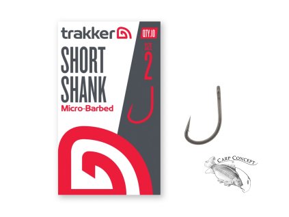 Trakker Háček Short Shank Hooks (Micro Barbed) (Varianta Trakker Háček - Short Shank Hooks Size 10 (Micro Barbed))