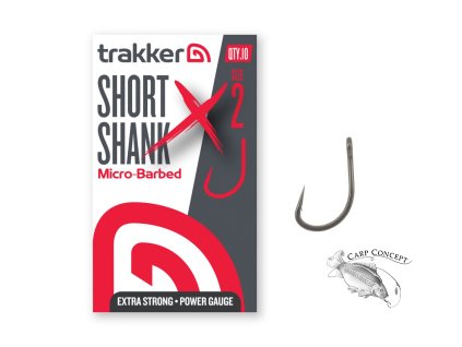 Trakker Háček Short Shank XS Hooks (Micro Barbed) (Varianta Trakker Háček - Short Shank XS Hooks Size 6 (Micro Barbed))