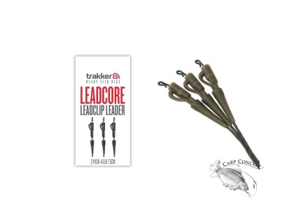 Trakker Hotové leadery Leadcore Leadclip Leader (75cm) 3ks (Varianta Trakker Leadcore Leadclip Leader 3 Pack (75 cm))