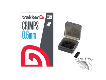 Trakker Náhradní svorky Crimps 50ks (Varianta Trakker Náhradní svorky Crimps 0,7mm)