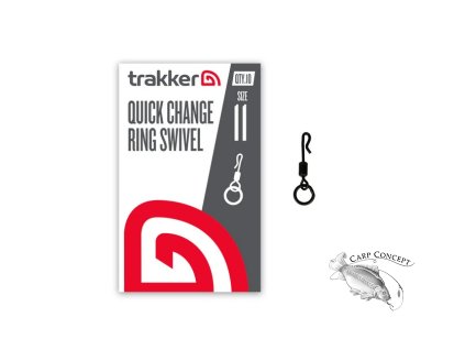 Trakker Obratlík s kroužkem Quick Change Ring Swivel - size 11 (Varianta Trakker Obratlíky s kroužkem Quick Change Ring Swivel vel.11, 10ks)
