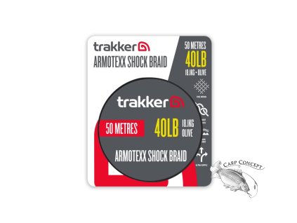 Trakker Šoková šňůra Armotexx Shock Braid 40lb, 18,1kg, 50m (Varianta Trakker Šoková šňůra Armotexx Shock Braid 40lb, 18,1kg, 50m)