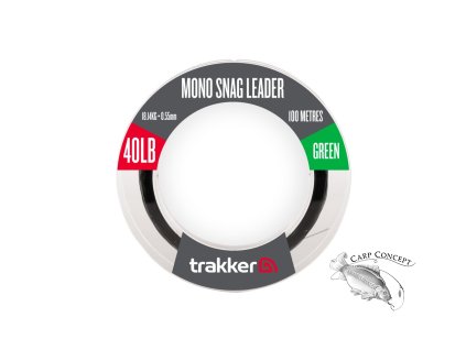 Trakker Šokový vlasec Snag Leader 100m Green (Varianta Trakker Snag Leader 60lb, 27,2kg, 0,65mm, 100m - Green)