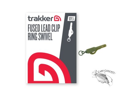 Trakker Závěsky Fused Lead Clip - Ring Swivel (Varianta Trakker Závěsky Fused Lead Clip Ring Swivel 5ks)