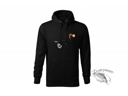 Carp´R´Us Mikina Mouthsnagger černá (Varianta Carp´R´Us Mikina Mouthsnagger - vel. XXL černá)