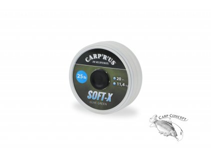 Carp´R´Us Návazcová šňůrka Soft-X olive green 20m (Varianta Carp´R´Us Soft-X olive green - 45lb, 20m)