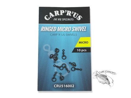 Carp´R´Us Obratlík Ringed Micro Swivel 10ks