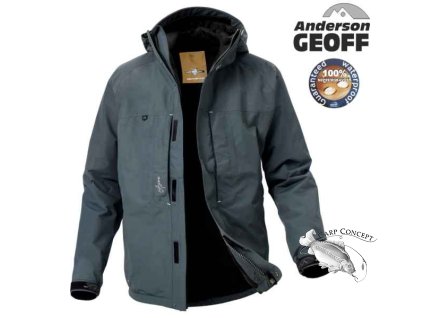 Bunda Geoff Anderson Barbarus Asim tmavě šedá (Variant Velikost: M)