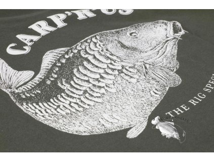 Carp´R´Us Tričko Mouthsnagger army zelená vel. S