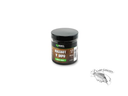 Nikl Black halibut pelety v dipu 250ml