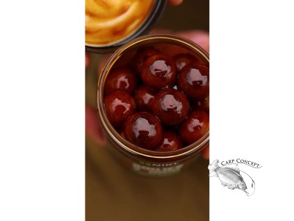 Nikl Boilies v dipu Devill Krill 250ml (Varianta Nikl Boilies v dipu Devill Krill 250ml - Průměr: 20mm, Balení: 250ml)