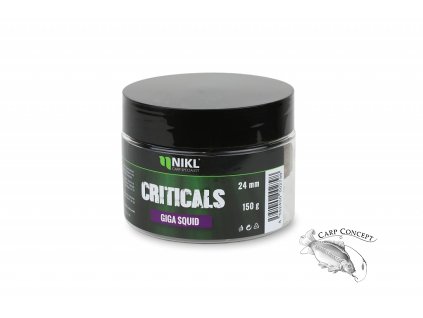Nikl Criticals Boilie Giga Squid 250ml (Varianta Nikl Criticals boilie Giga Squid 24mm, 250ml)