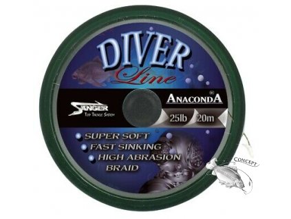 Anaconda Diver Line 20m 15lb 91kg Vorfachmaterial Karpfenvorfach