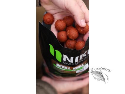 Nikl Ready boilie Devill Krill (Varianta Nikl Ready boilie Devill Krill - Balení: 1kg, Průměr: 18mm)